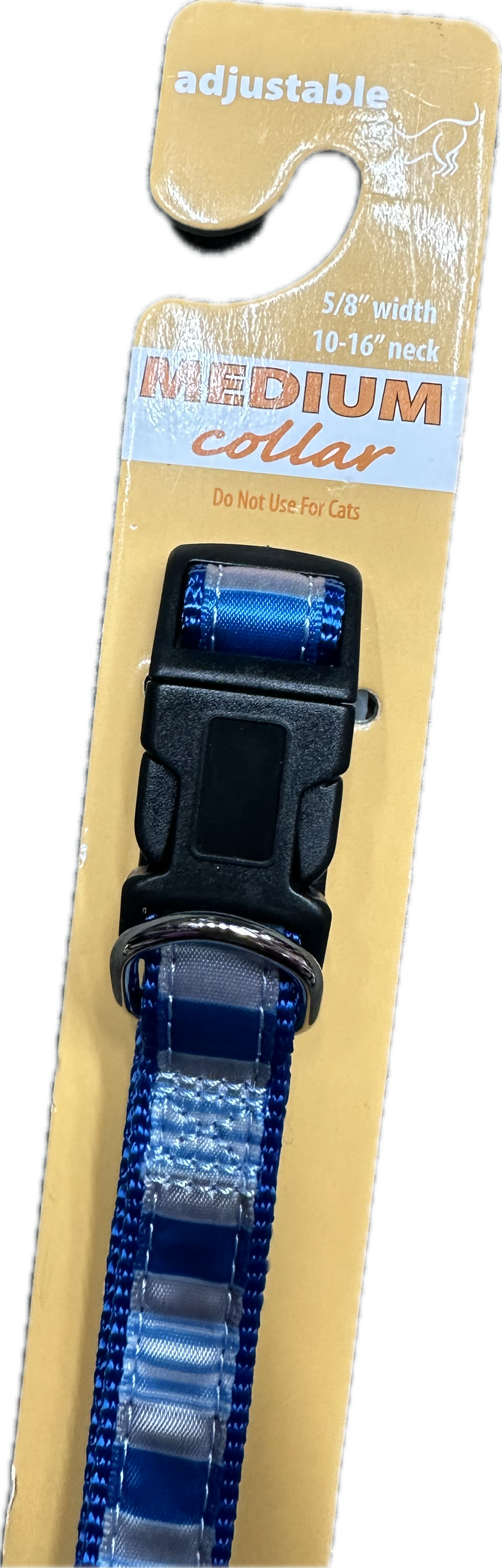 Collari Regolabile a Righe in Viola e Argento o Blu e Argento