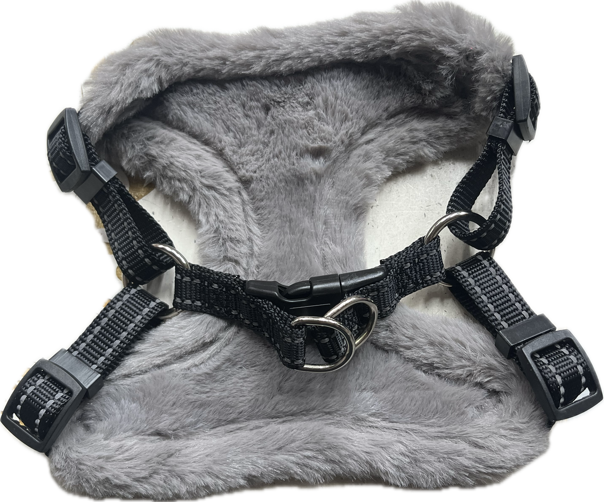Pettorina Grigio Peluche