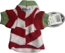 Carica l&#39;immagine nel visualizzatore di Gallery, Maglioncino Natalizio a Righe con Omino Pan di Zenzero
