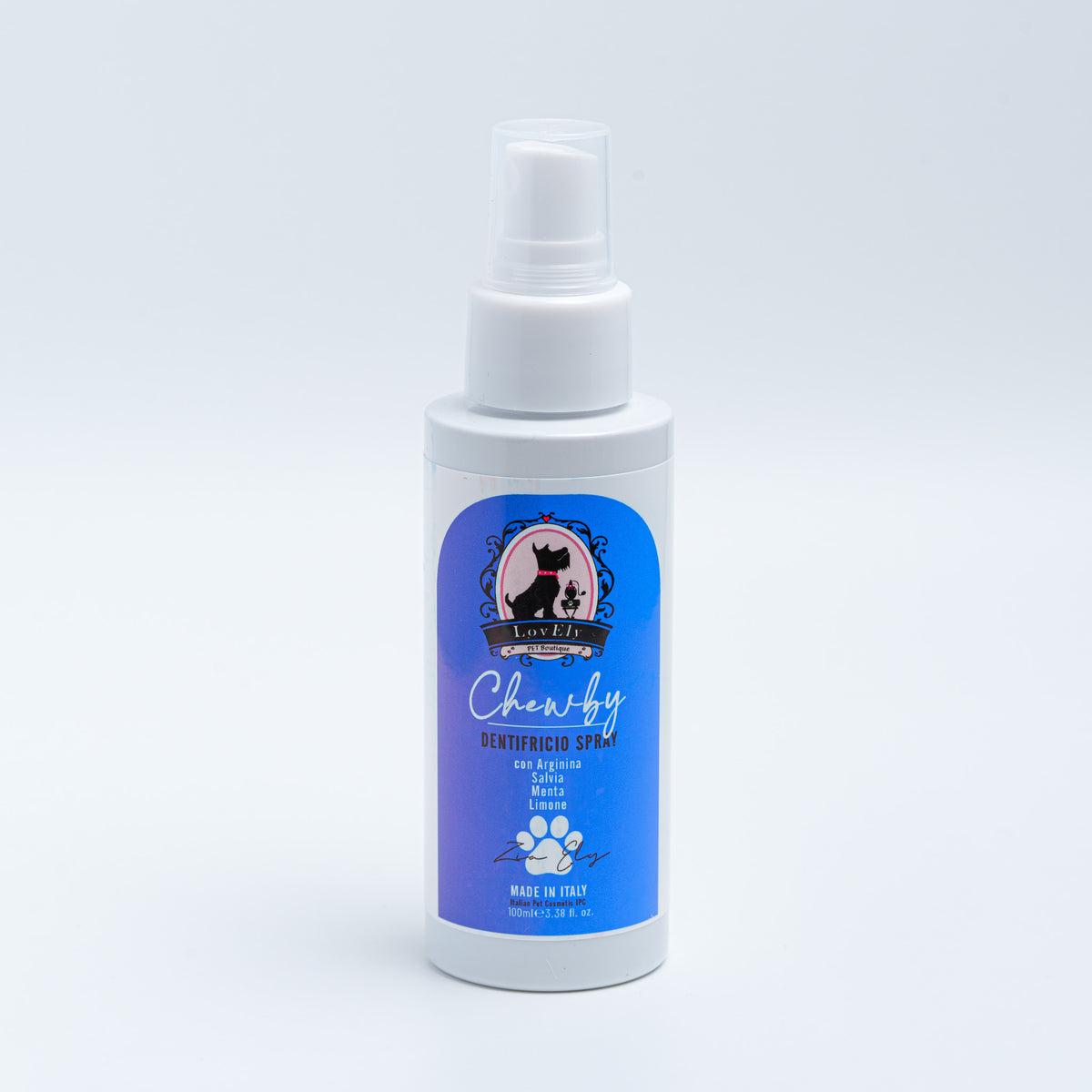 CHEWBY – Dentifricio Spray | Igiene Orale Naturale per Cani e Gatti