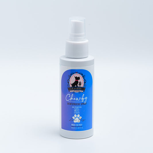 CHEWBY – Dentifricio Spray | Igiene Orale Naturale per Cani e Gatti