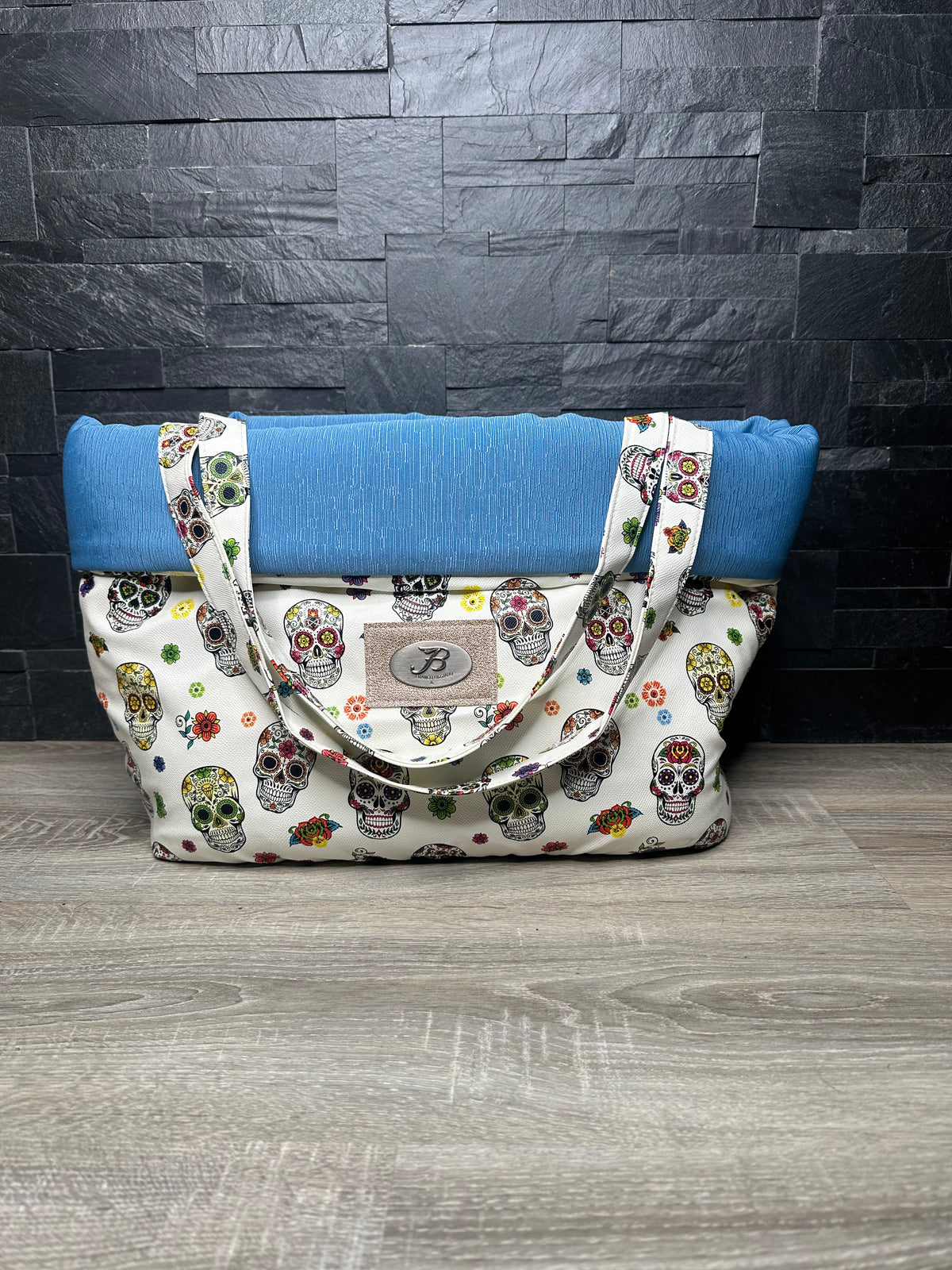 Trasportino Cuccia Luxury Skull con Manici – Made in Italy
