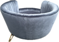 Carica l'immagine nel visualizzatore della galleria, Cuccia Velvet Chic in Velluto Grigio – Eleganza e Comfort per Gatti e Cani di Piccola Taglia
