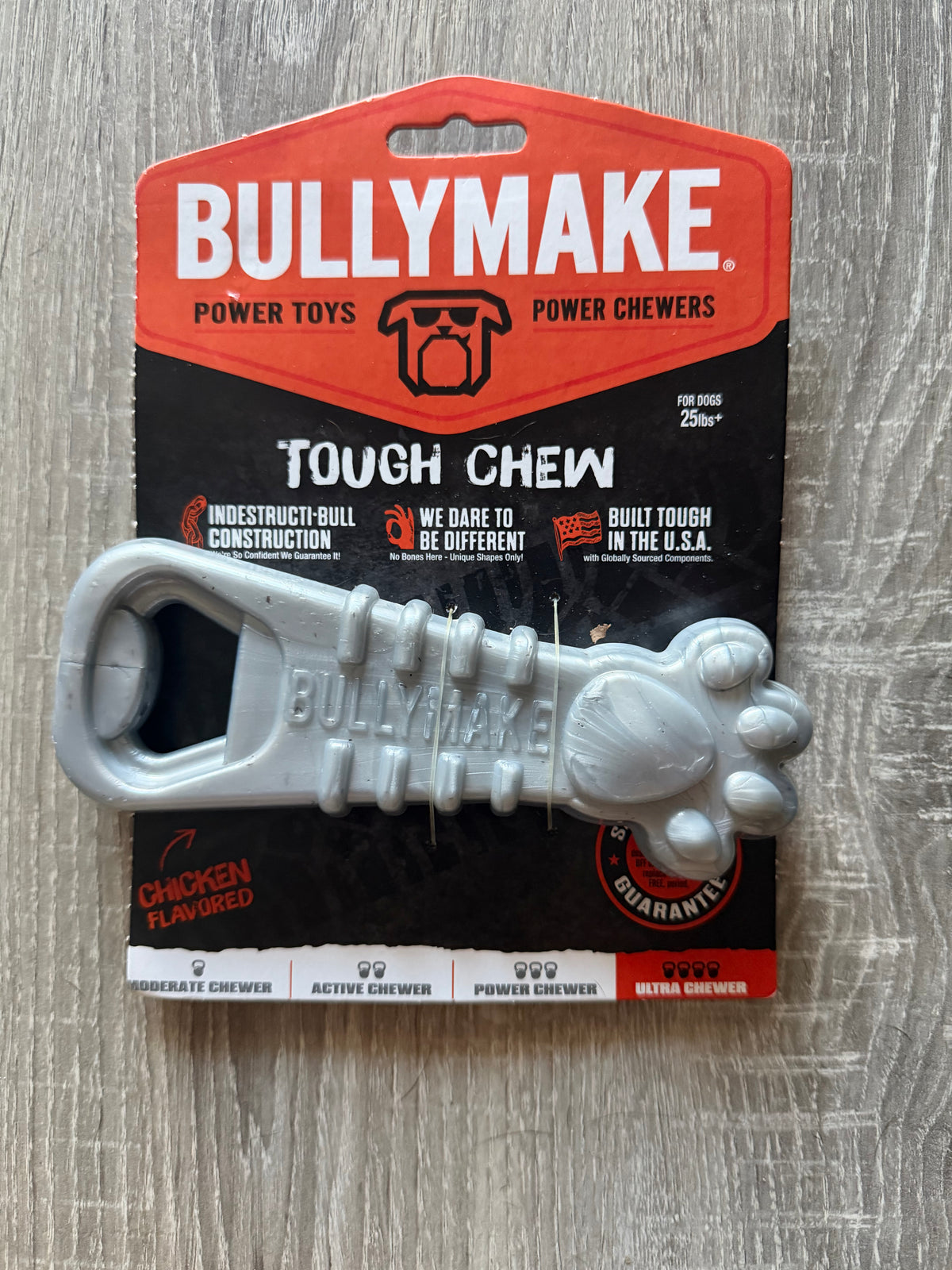 BULLYMAKE Tough Chew – Gioco da Masticare in Nylon al Pollo