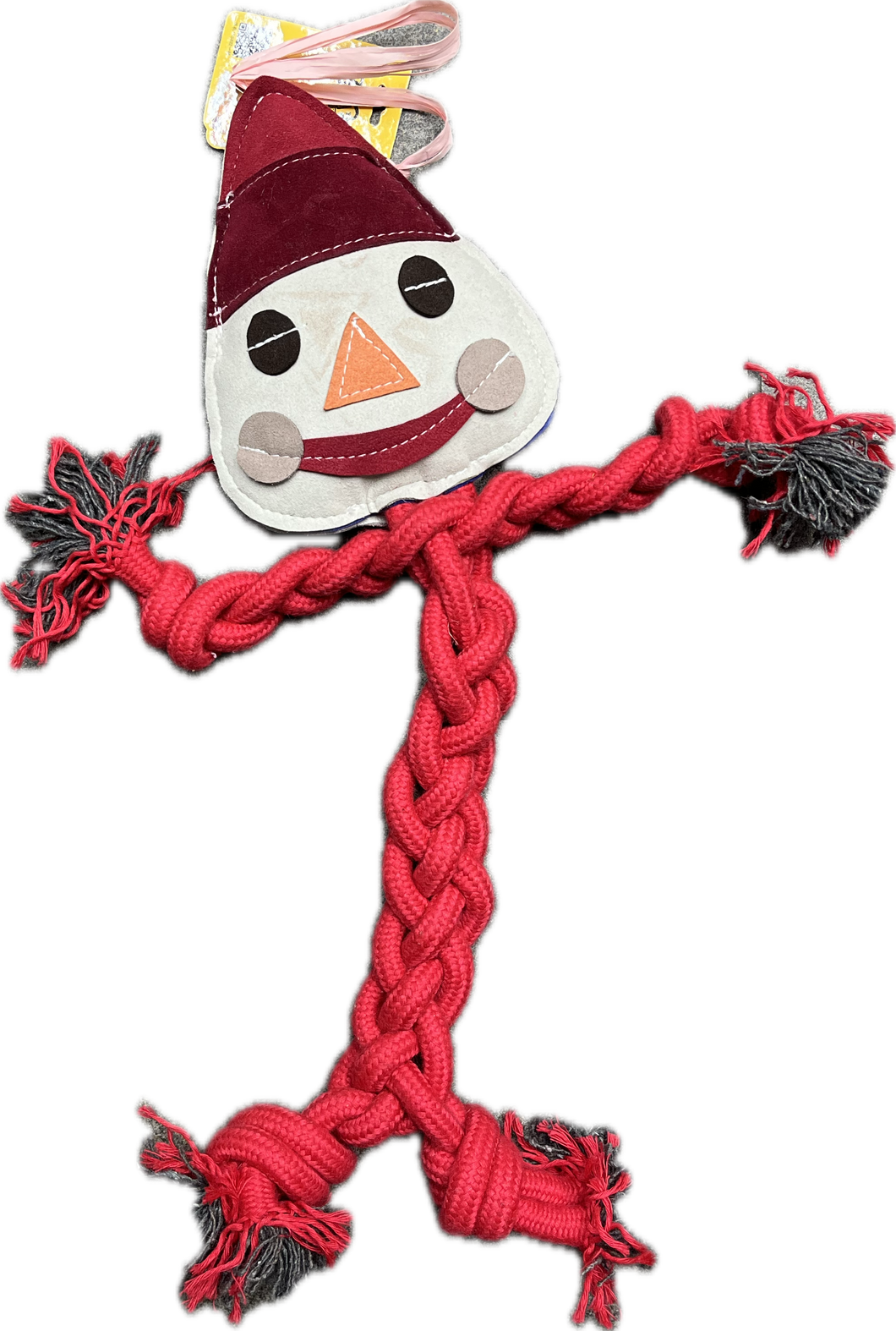 Gioco Natalizio per Cani - Spaventapasseri con Corde