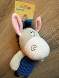 Carica l'immagine nel visualizzatore della galleria, Asinello Blue Rope – Peluche con Corda per Cani
