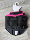 Carica l'immagine nel visualizzatore della galleria, Giubbotto Salvagente per Cani Fucsia e Nero – Taglia S (30 cm)
