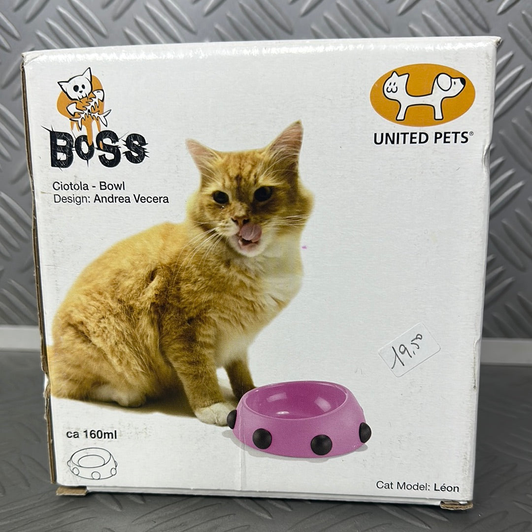 Ciotola BOSS per Cani e Gatti – Design Nero 160 ml