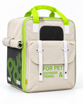 Carica l'immagine nel visualizzatore della galleria, Zaino Trasportino Pet Travel Green – Cani e Gatti
