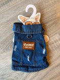 Carica l'immagine nel visualizzatore della galleria, Giubbottino Jeans per Cani – Denim Classic XS 25 cm
