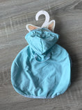 Carica l'immagine nel visualizzatore della galleria, Impermeabile per Cani Azzurro con Cappuccio – Taglia XS (20 cm)
