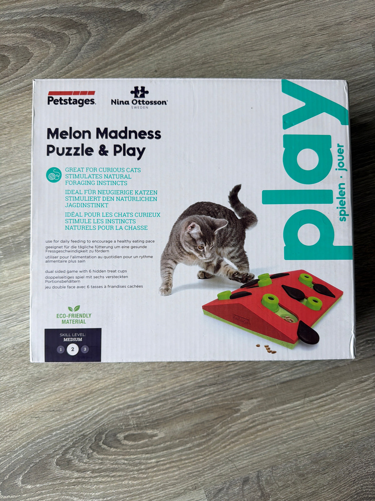 Petstages Melon Madness Puzzle & Play – Gioco Interattivo per Gatti