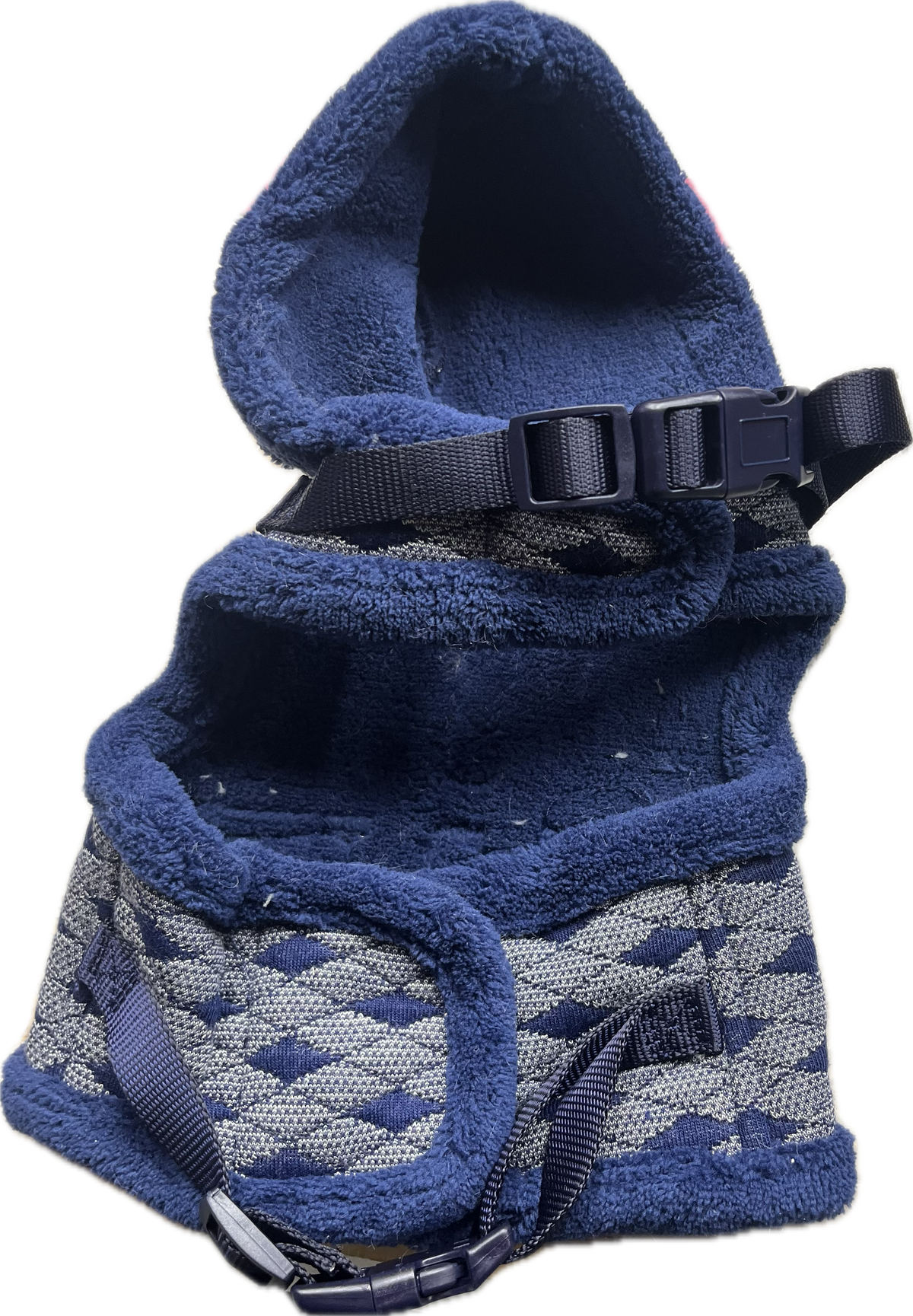 Cappottino imbottito a quadri con cappuccio S