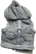 Carica l'immagine nel visualizzatore della galleria, Gilet con Cappuccio Morbido in Grigio con Pelliccia Sintetica S
