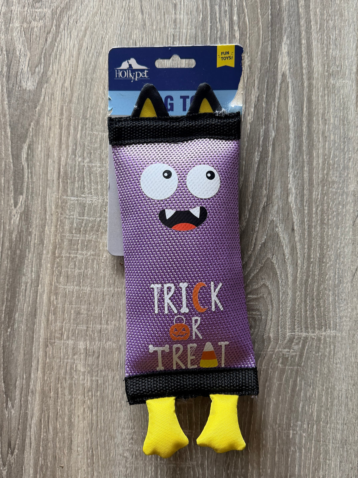 Gioco Halloween per Cani – Mostriciattolo Viola Trick or Treat in Peluche