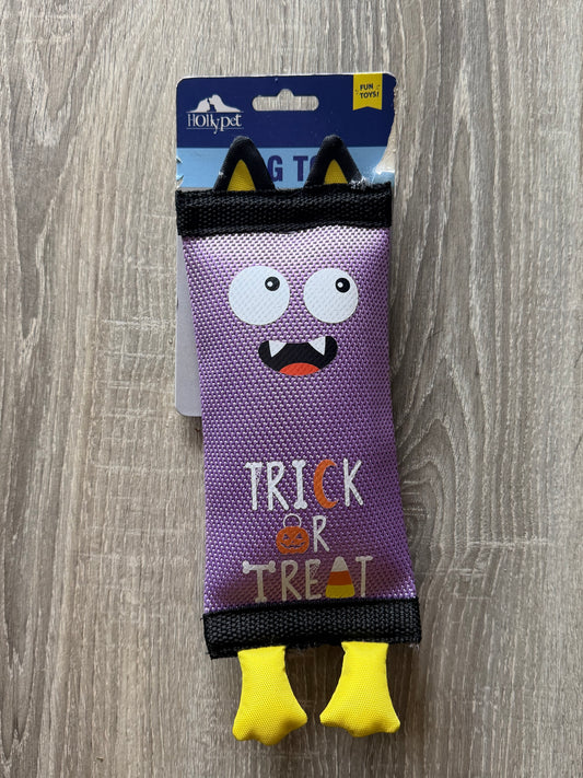 Gioco Halloween per Cani – Mostriciattolo Viola Trick or Treat in Peluche