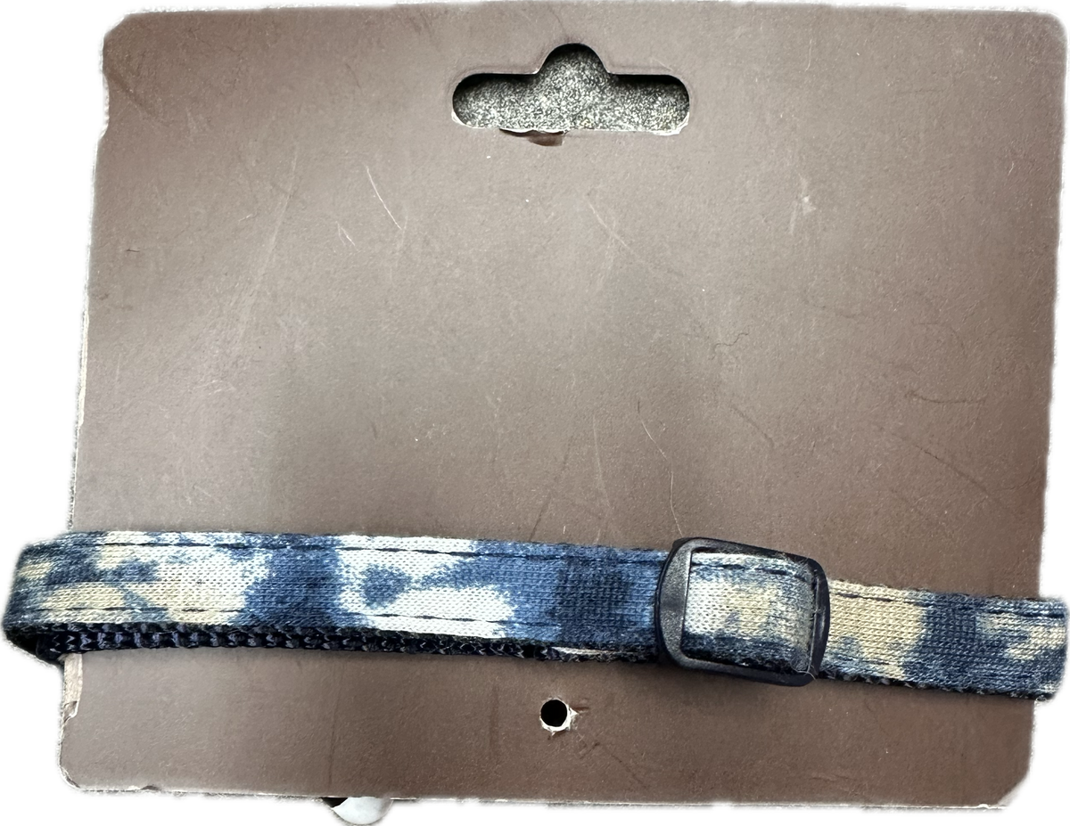 Collare per Gatti in Tessuto Denim con Charm Campanella a Forma di Onigiri