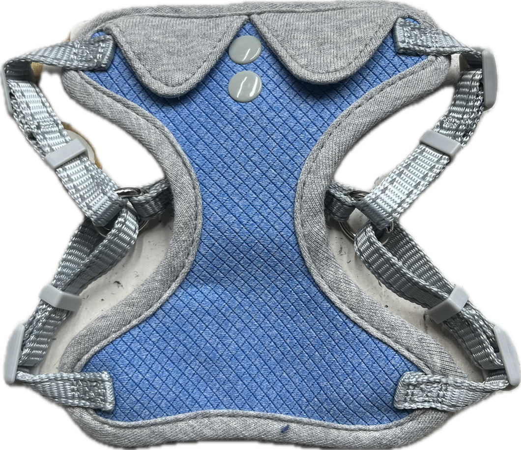 Pettorina Eleganza Casual in Blu e Grigio XS