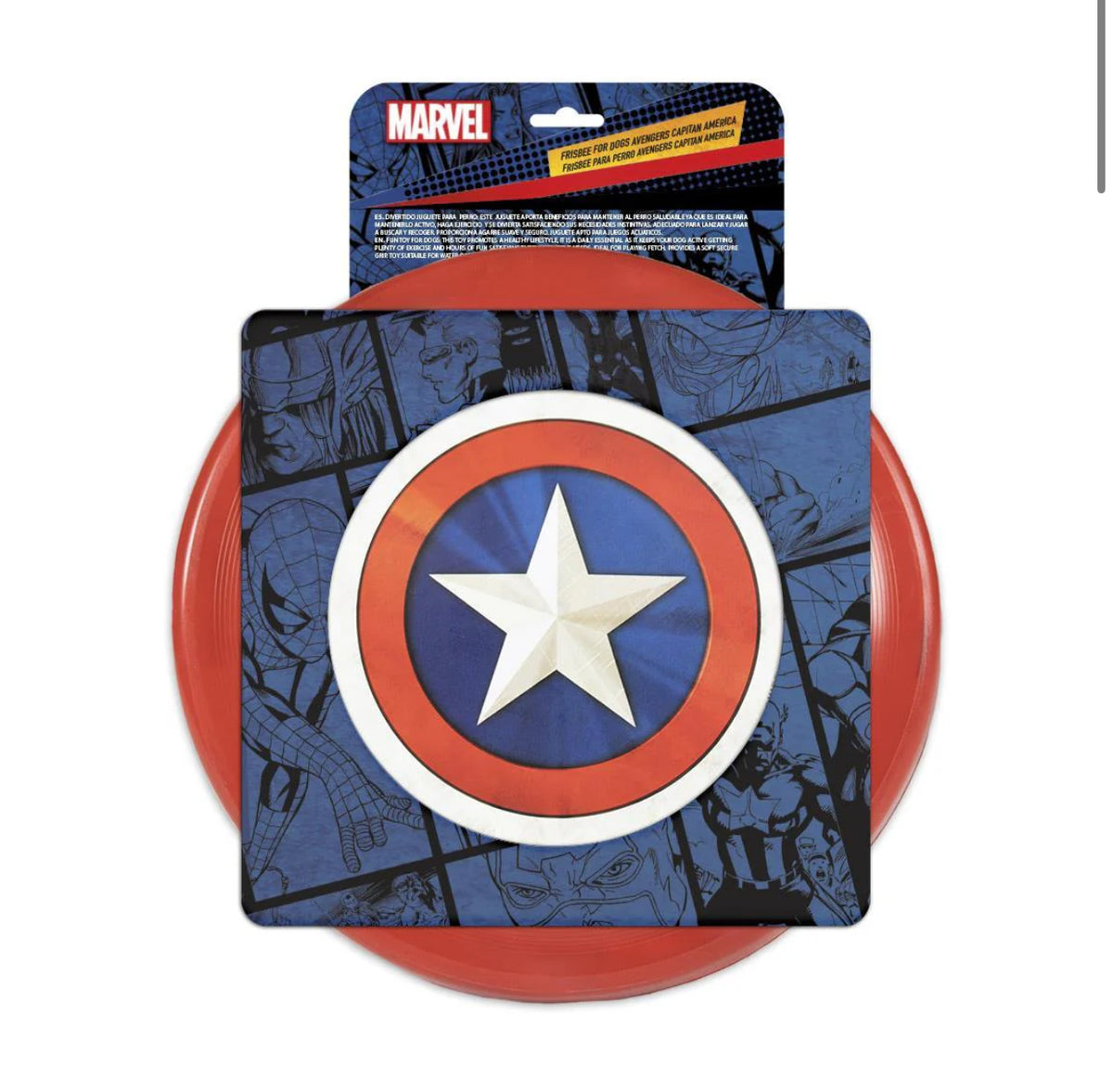 Frisbee Scudo di Capitan America: Lanciate Eroiche per il Tuo Cane