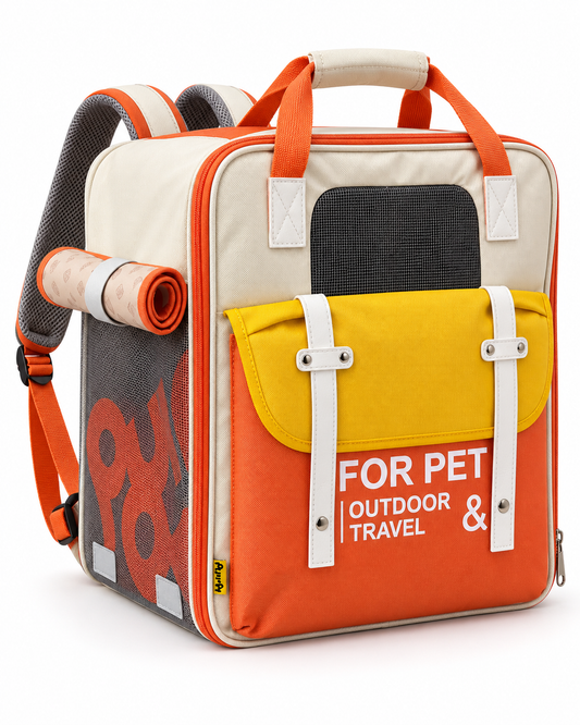 Zaino Trasportino Pet Travel Orange – Cani e Gatti