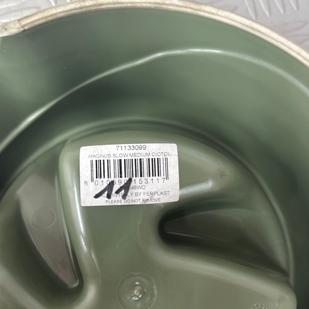 Ciotola Anti-Ingozzamento Verde per Cani – Alimentazione Lenta