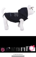 Carica l'immagine nel visualizzatore della galleria, Felpa AC/DC: Rock ‘n’ Roll in Stile ‘Back in Black’ per il Tuo Cane
