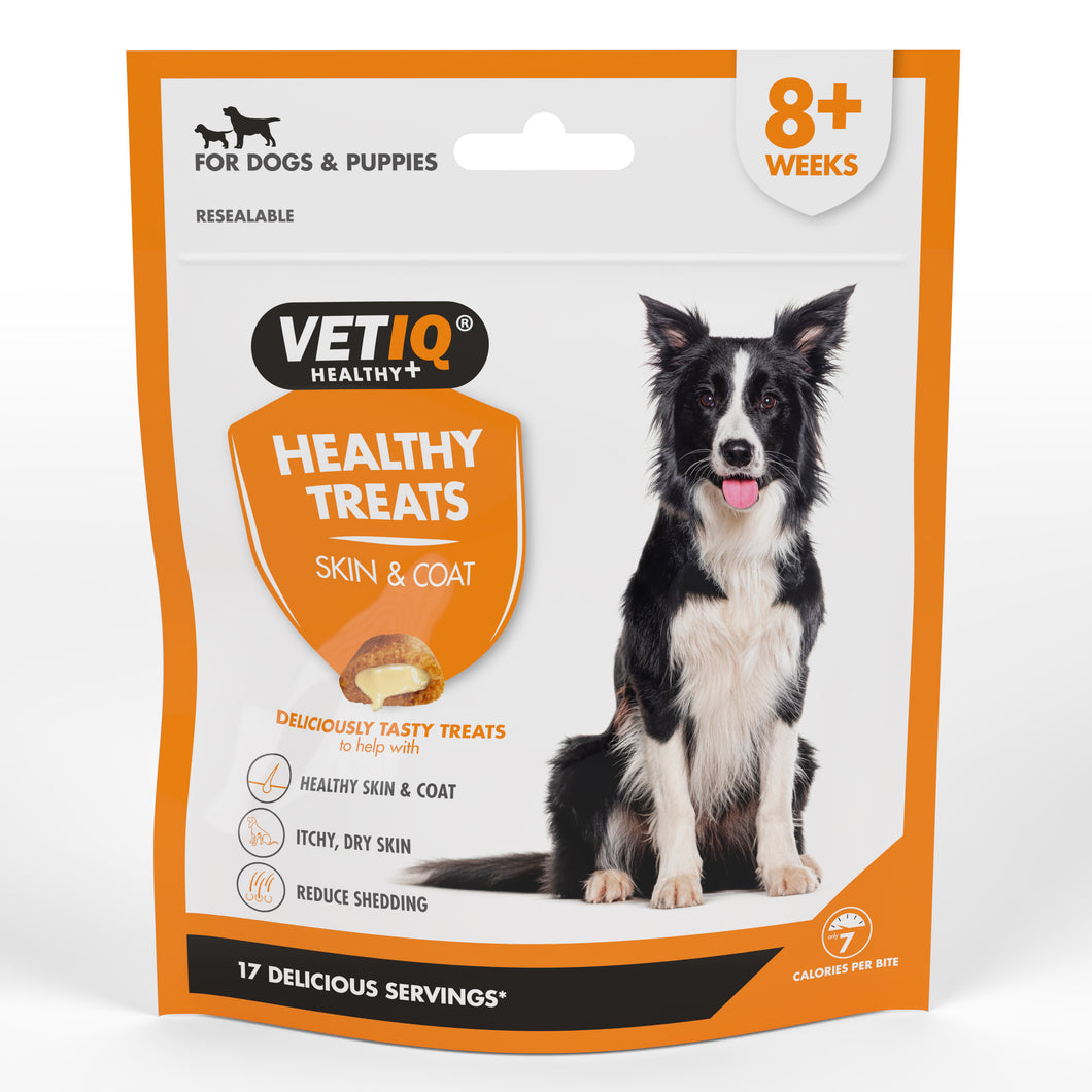 VETIQ Healthy Treats Skin & Coat – Snack per pelle sana e pelo lucido (70g)
