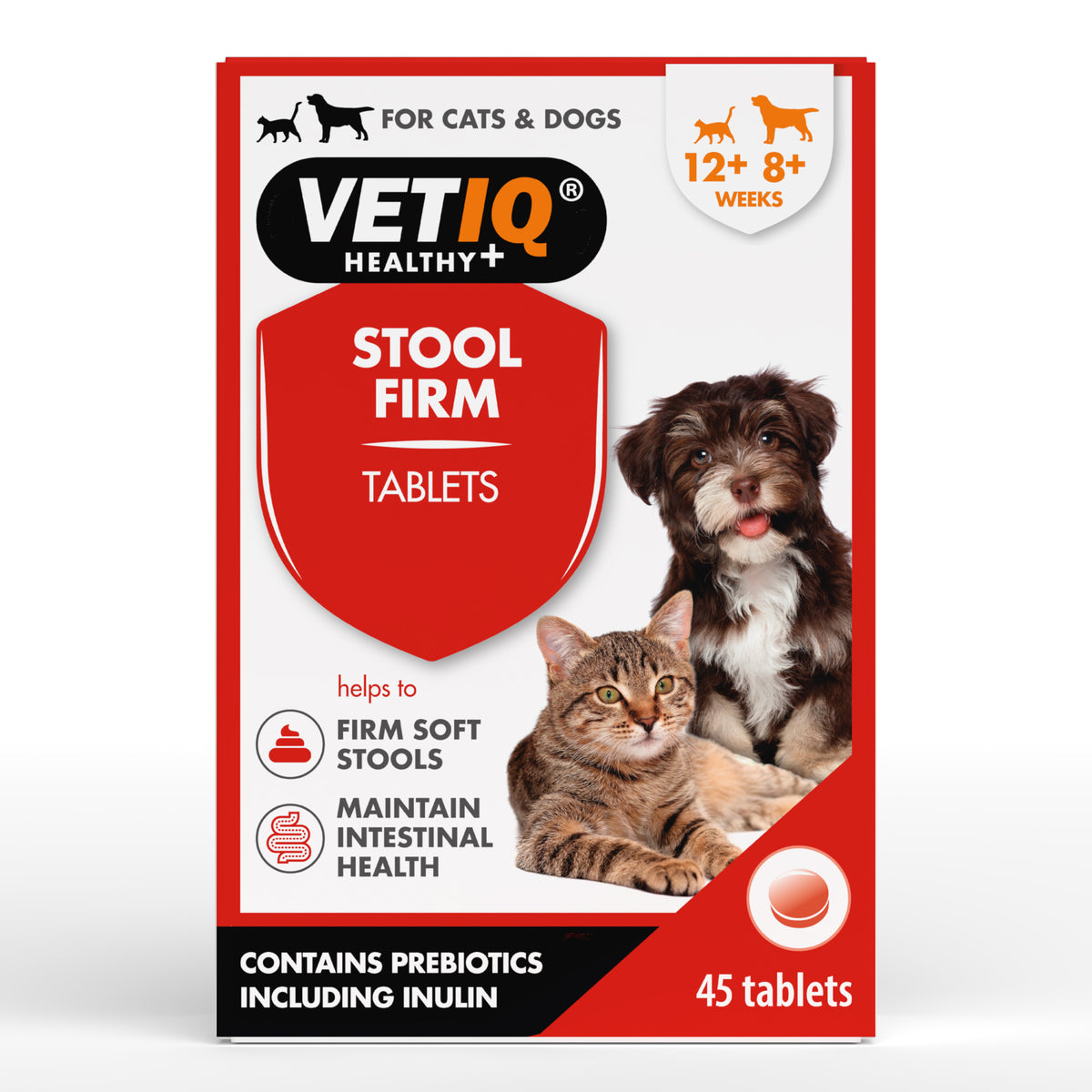 VETIQ Stool Firm – Compresse per feci molli e salute intestinale (45 compresse)