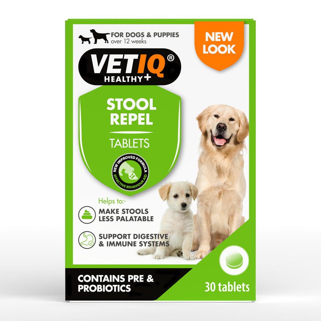 VETIQ Stool Repel – Compresse anti-coprofagia per cani (30 compresse)