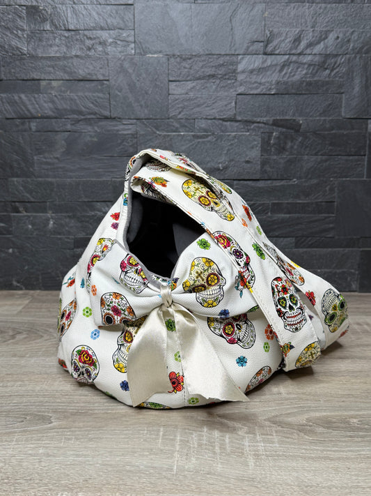 Borsa Trasportino Morbida “Sugar Skull” per Cani e Gatti