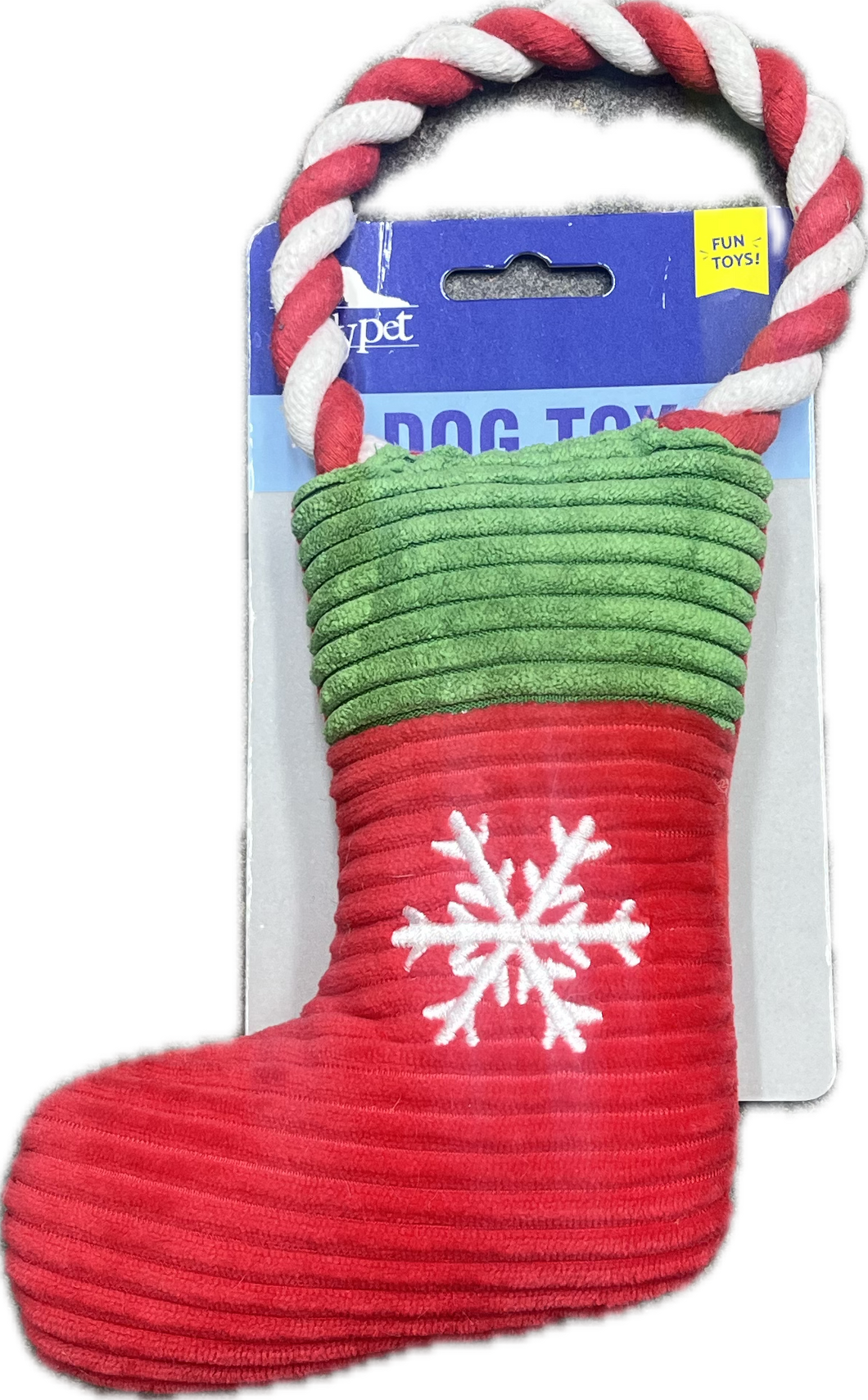 Gioco Natalizio a Forma di Calza per Cani