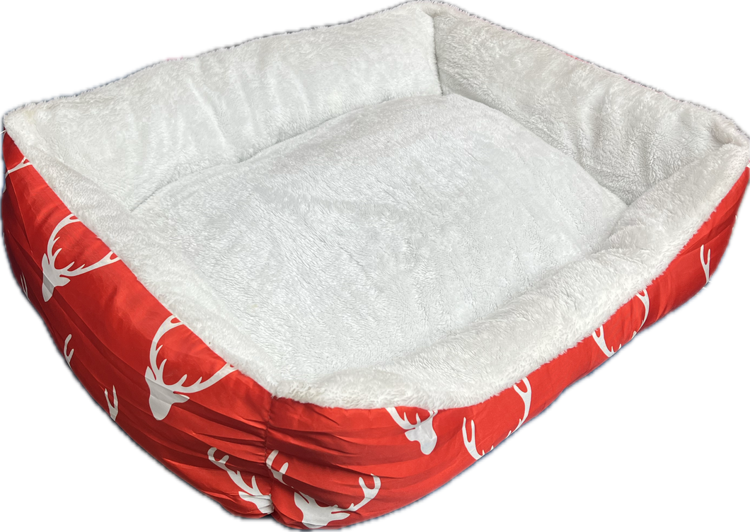 Cuccia con decorazioni renne – 61x48 cm