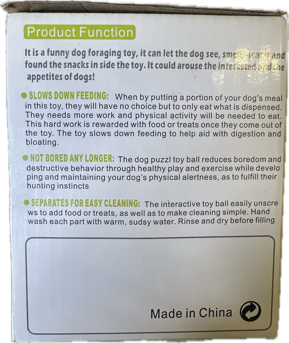Gioco Interattivo per Cani - Dispenser di Snack