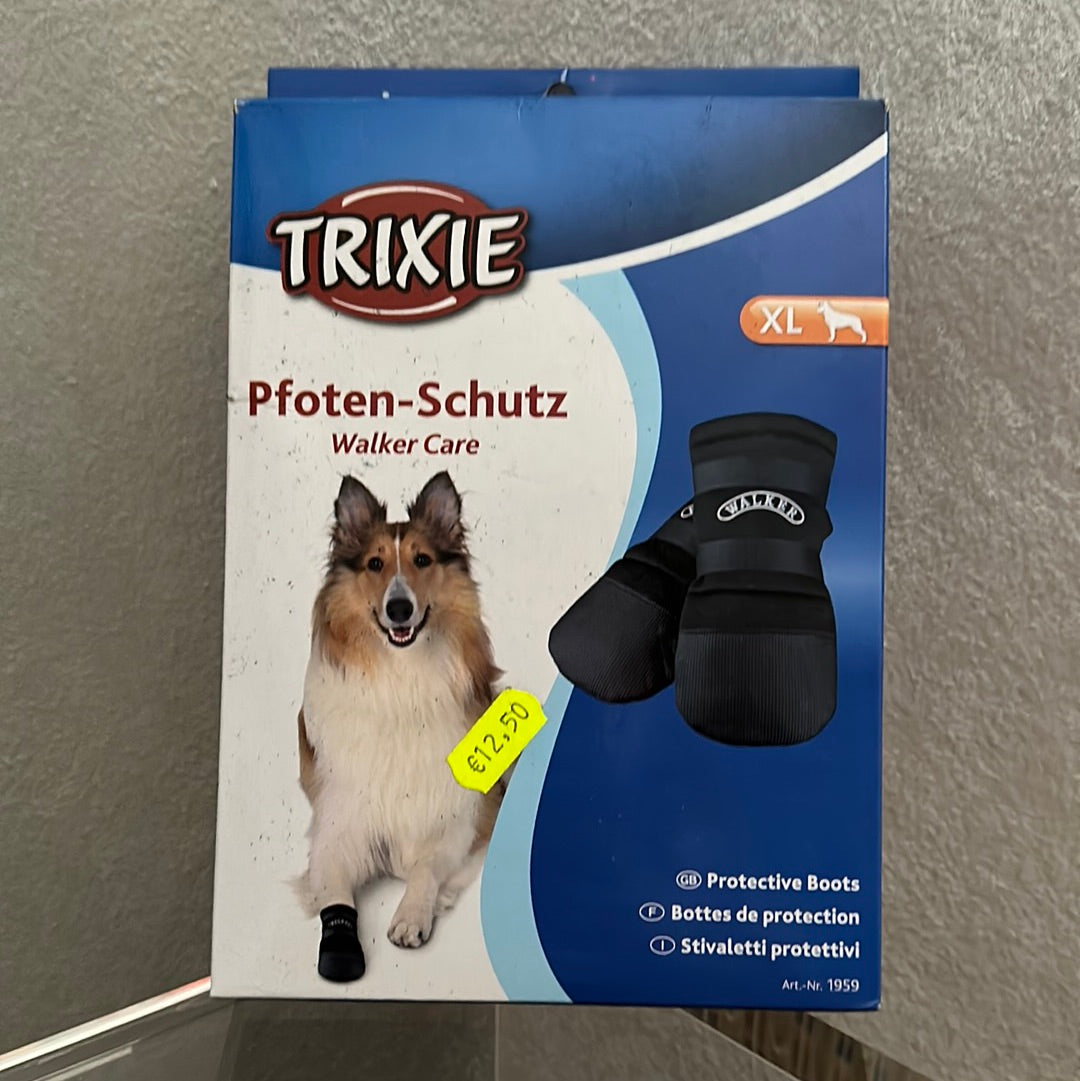 Trixie Walker cura stivali protettivi per cani, XL, Nero, 2 pezzi