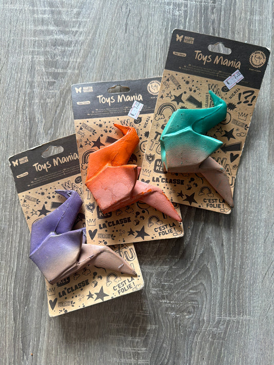 Gioco per Cani Uccellino Origami in Lattice Naturale