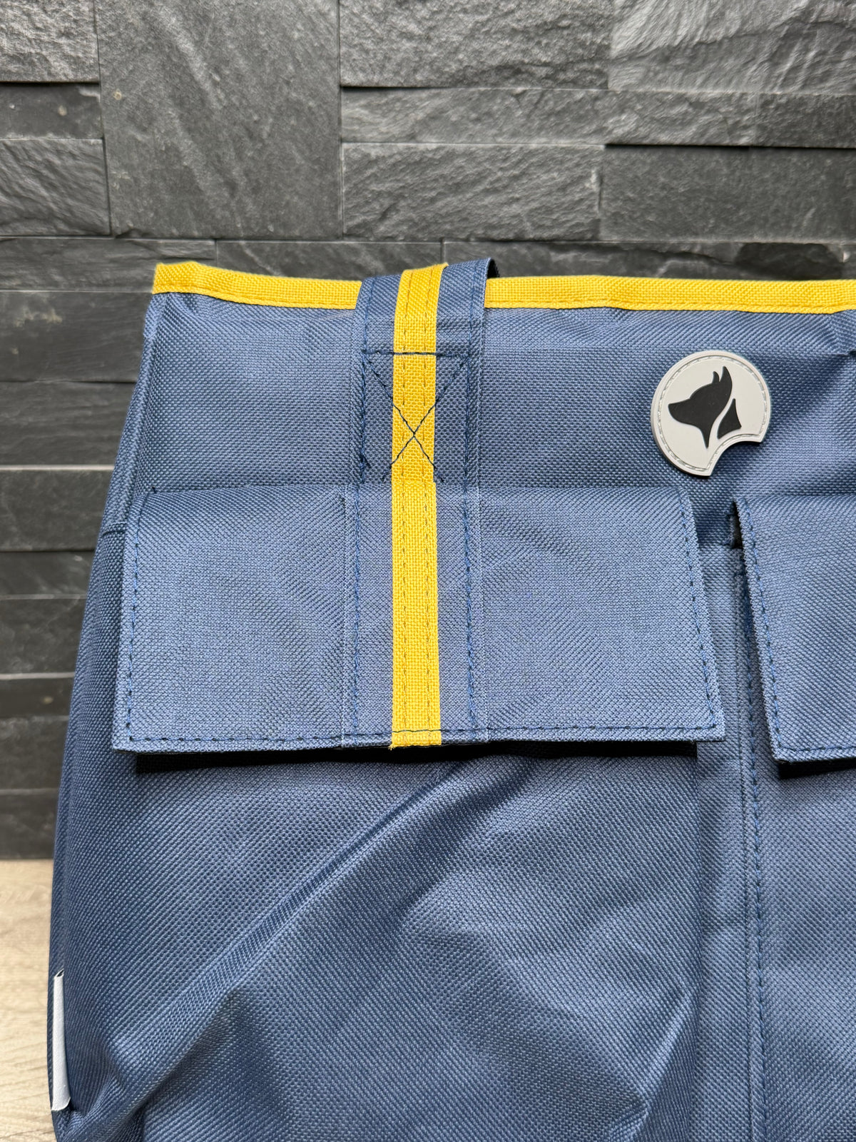 Trasportino Borsa per Cani e Gatti CROCI Isabella Blu/Giallo