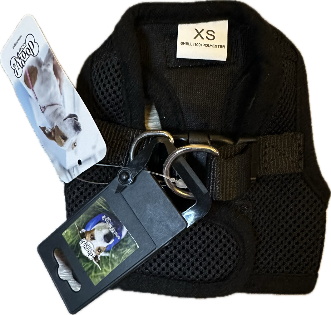 Pettorina Doogy in Mesh Nero - Taglia XS