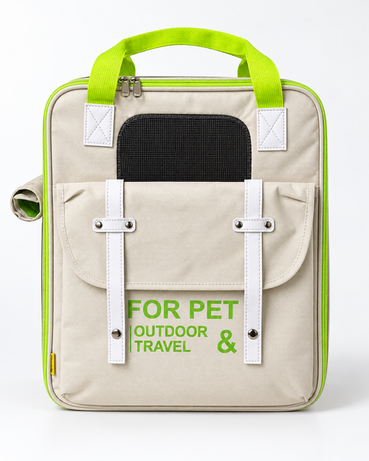 Zaino Trasportino Pet Travel Green – Cani e Gatti