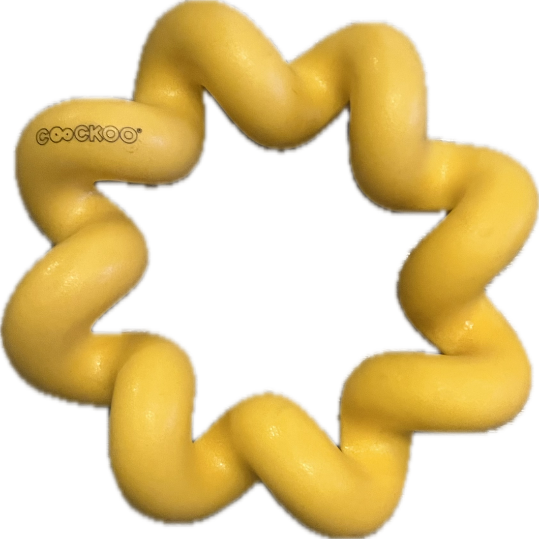 Anello Zig-Zag per Cani - Colore Giallo