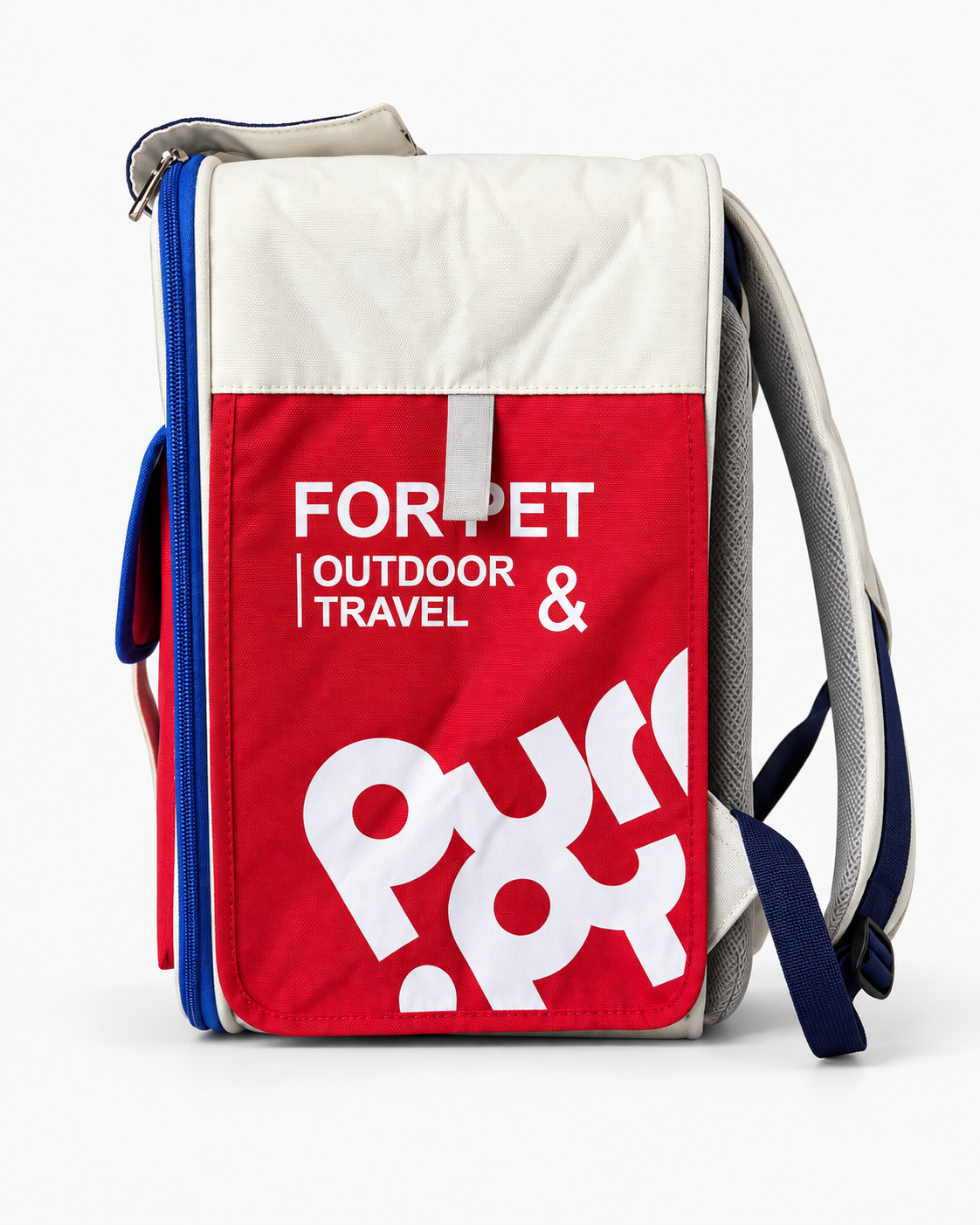 Zaino Trasportino Pet Travel Red & Blue – Cani e Gatti