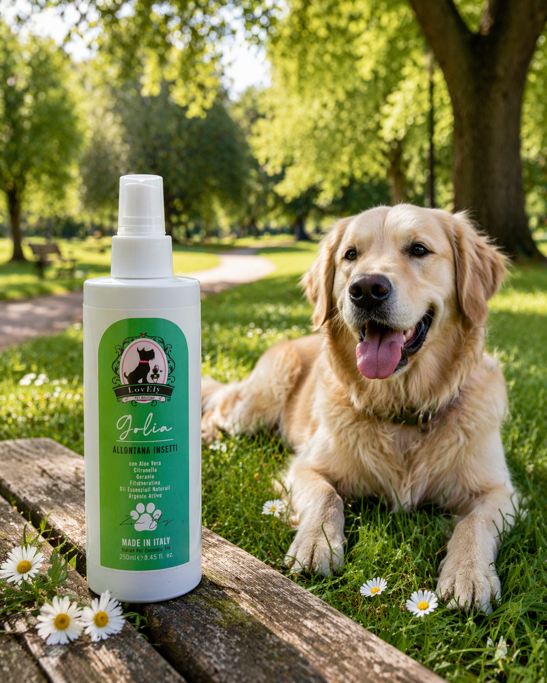 GOLIA – Allontana Insetti | Spray Naturale Protettivo per Cani