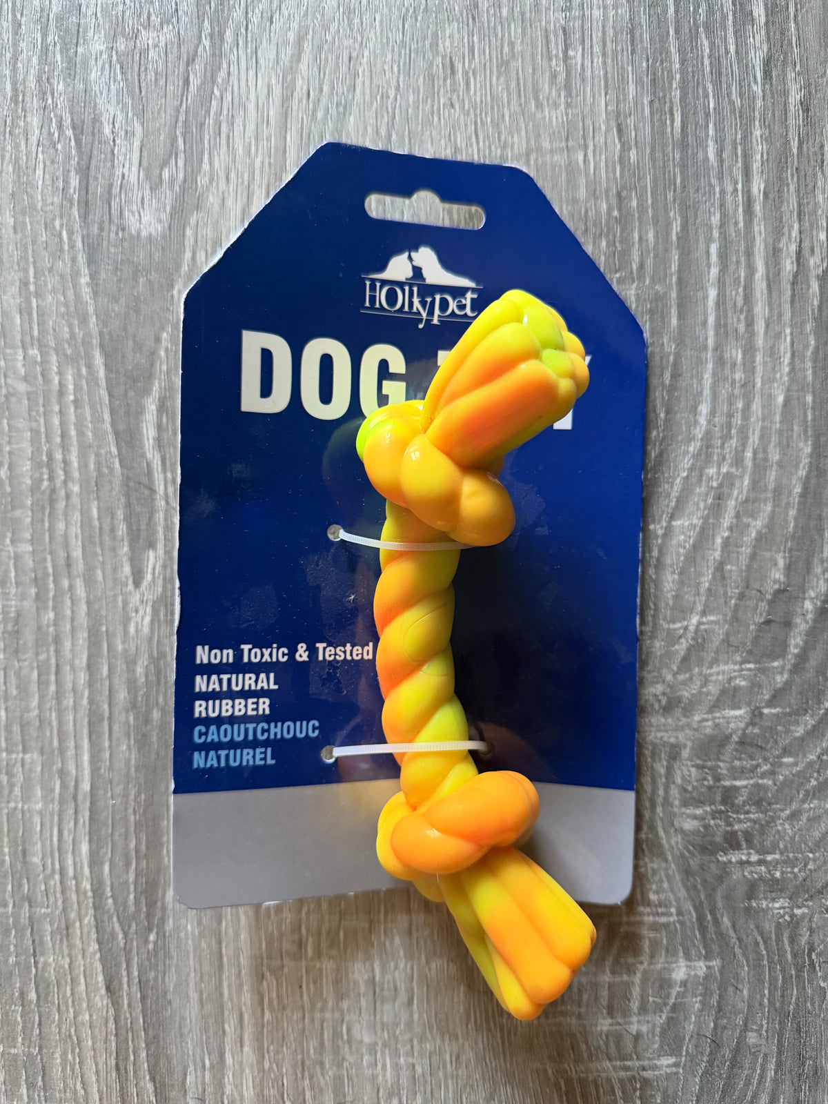Bastoncino Intrecciato con Nodi in Gomma per Cani