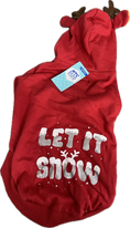 Carica l'immagine nel visualizzatore della galleria, Felpa Natalizia “Let It Snow” per Cani - Taglia Large
