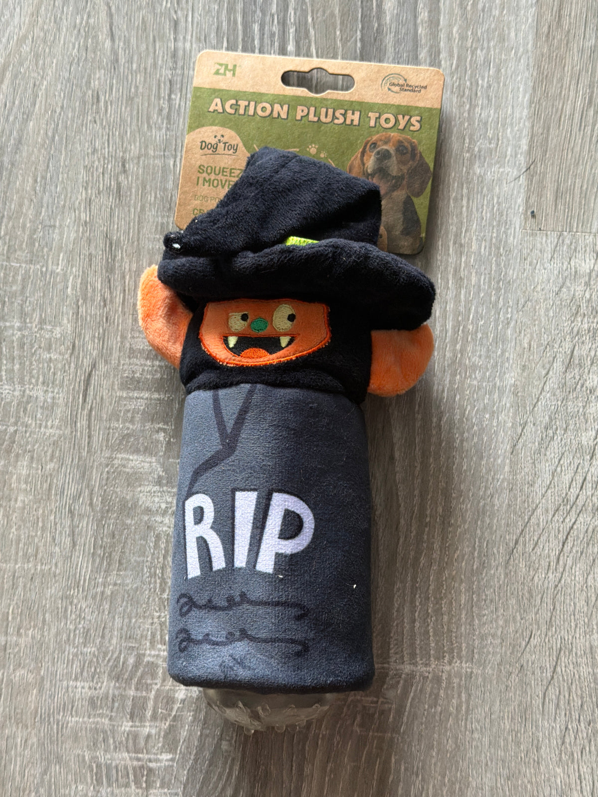 Gioco Halloween Zucca Streghetta RIP per Cani – Peluche Interattivo