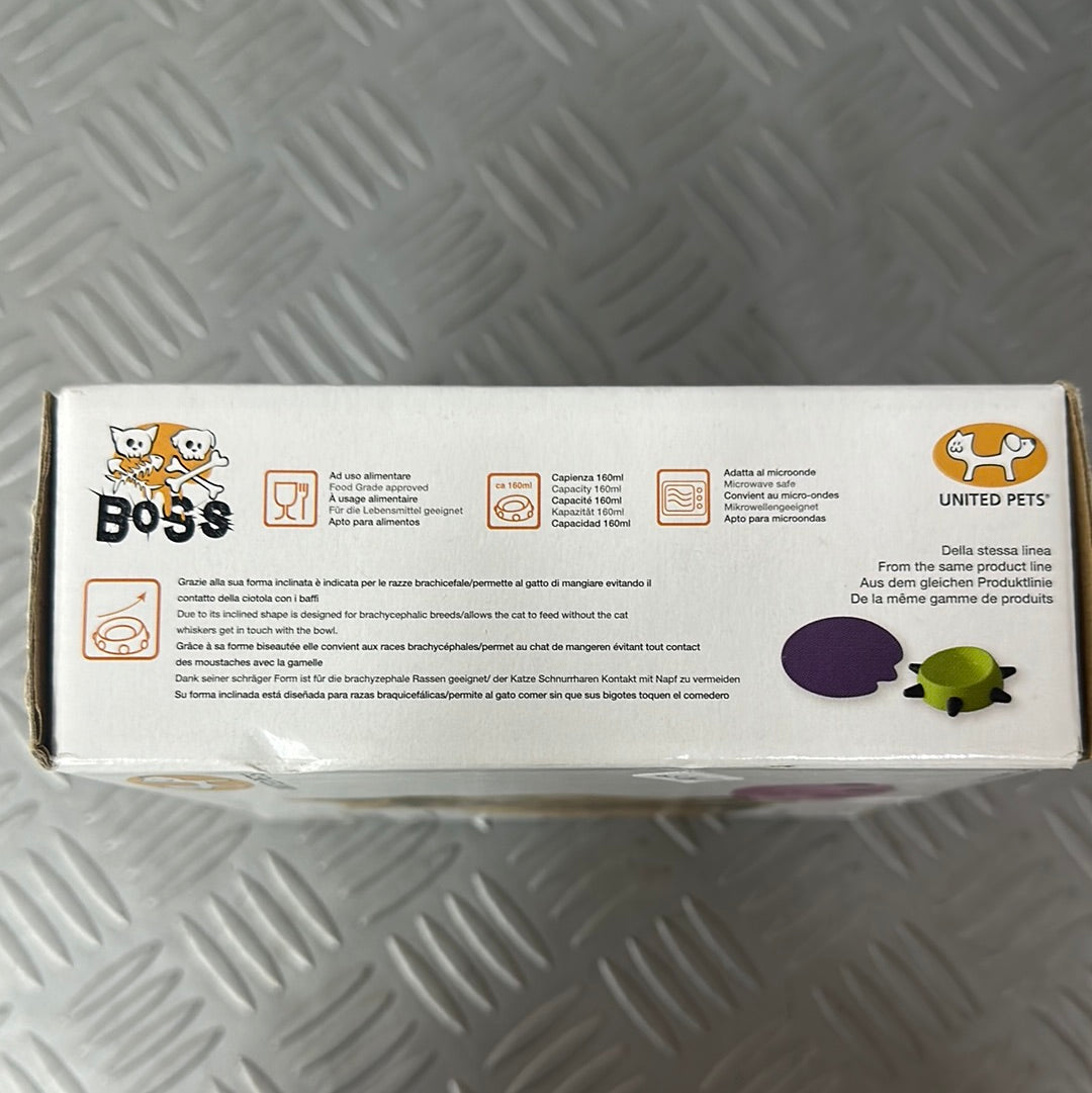 Ciotola BOSS per Cani e Gatti – Design Nero 160 ml