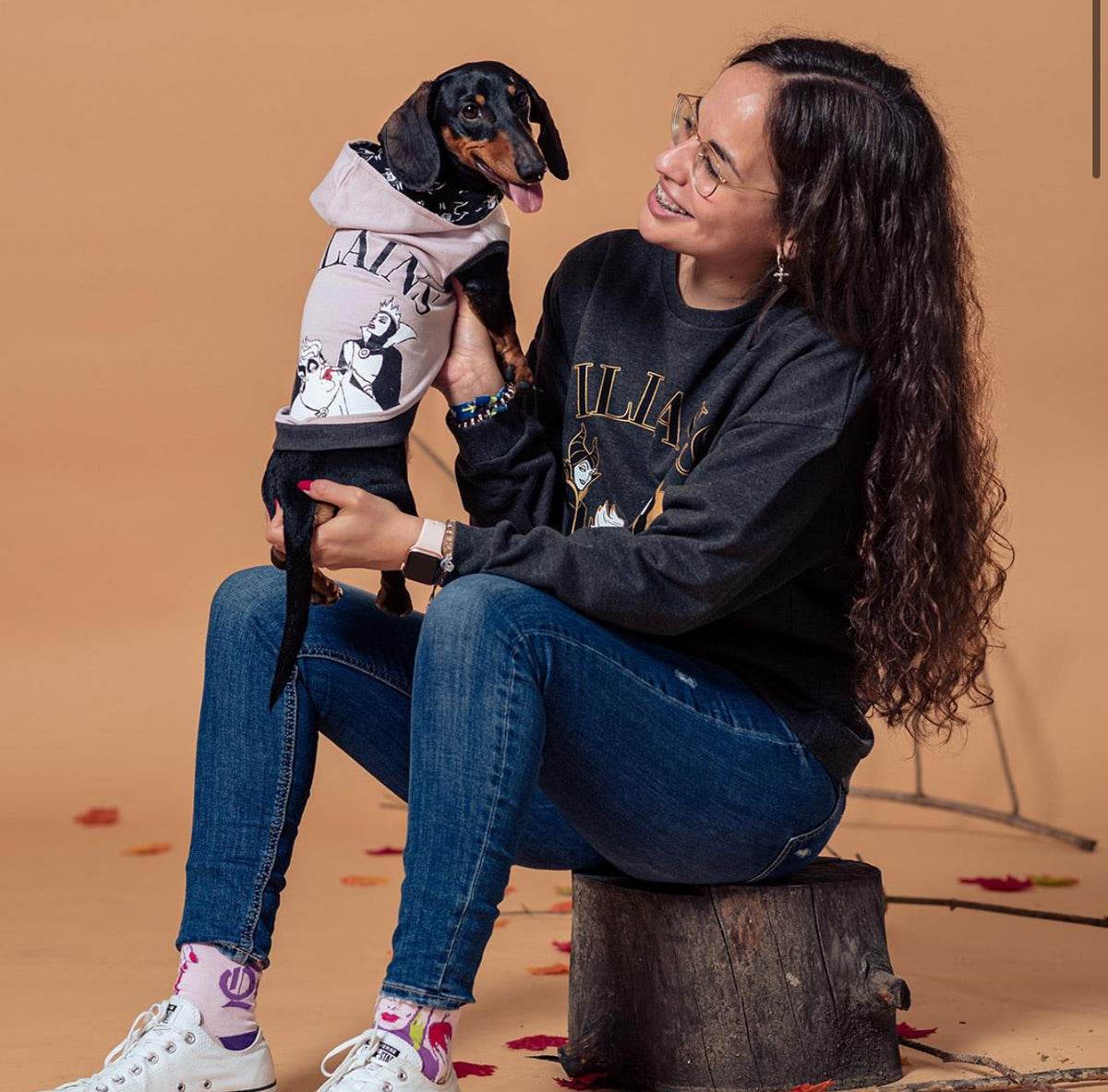 Felpa Villains Disney: Lo Stile Oscuro e Glamour per il Tuo Cane