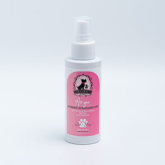 ARGO – Detergente Ultra Delicato Spray | Pulizia Senza Risciacquo per Cani e Gatti