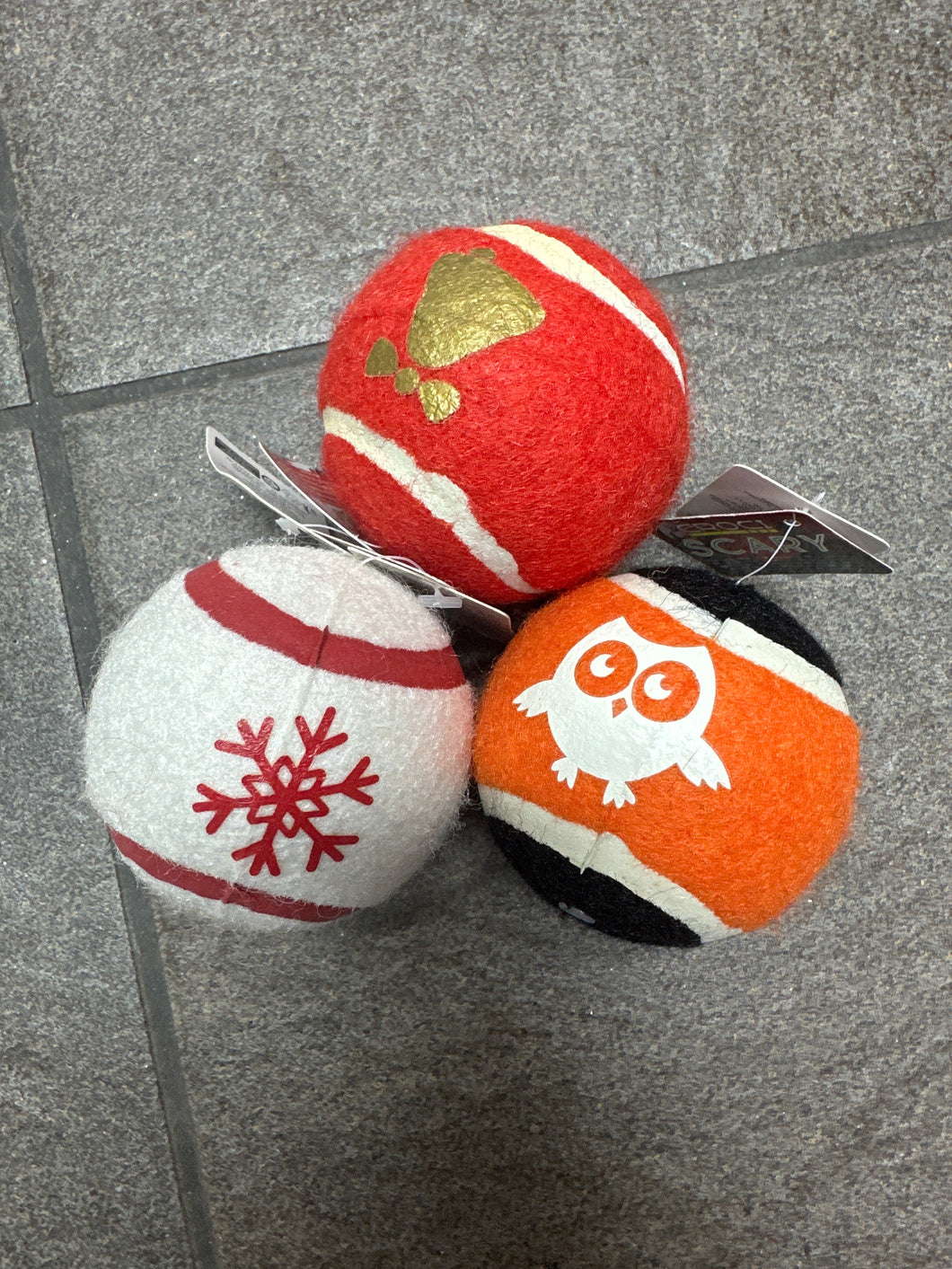Set di 3 Palline Sonore per Cani