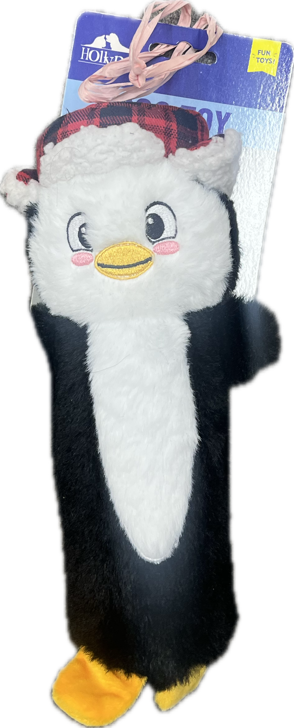 Gioco di Peluche Natalizio per Cani - Pinguino Invernale