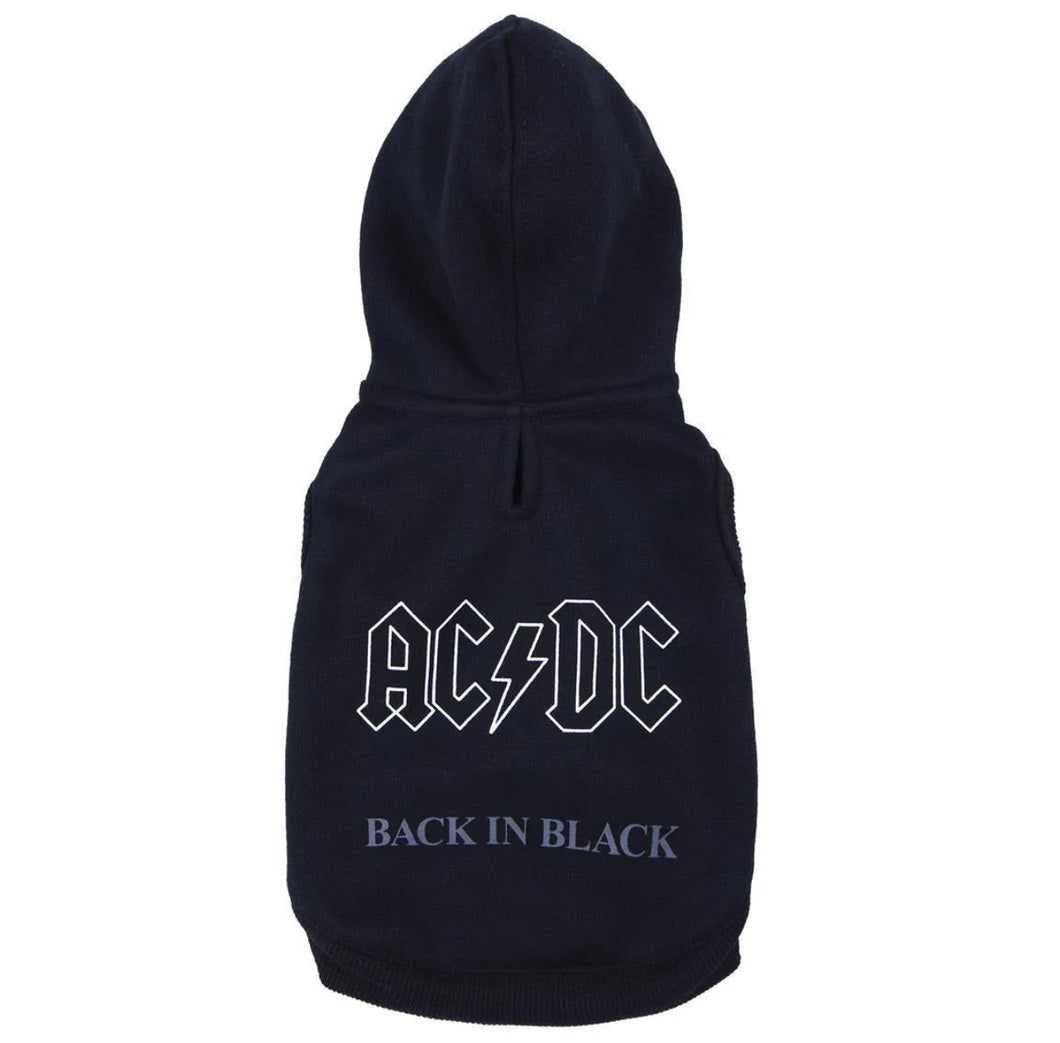 Felpa AC/DC: Rock ‘n’ Roll in Stile ‘Back in Black’ per il Tuo Cane